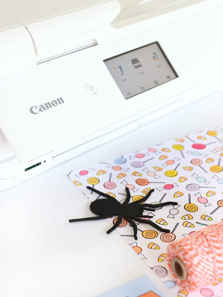 Free Printable Halloween Cardstock with Canon | damask love