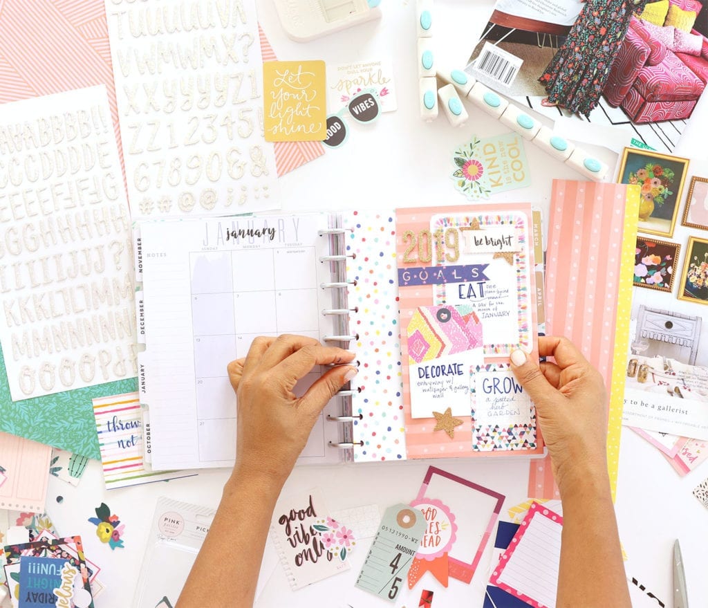 Happy Planner Inspiration: Vision Board Layout