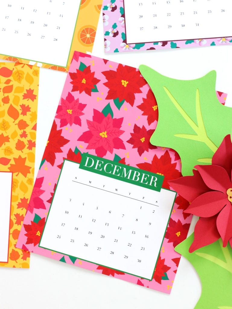 Free Printable Floral Calendar | damask love