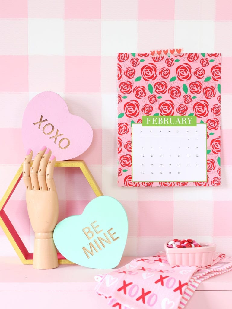 Free Printable Floral Calendar | damask love