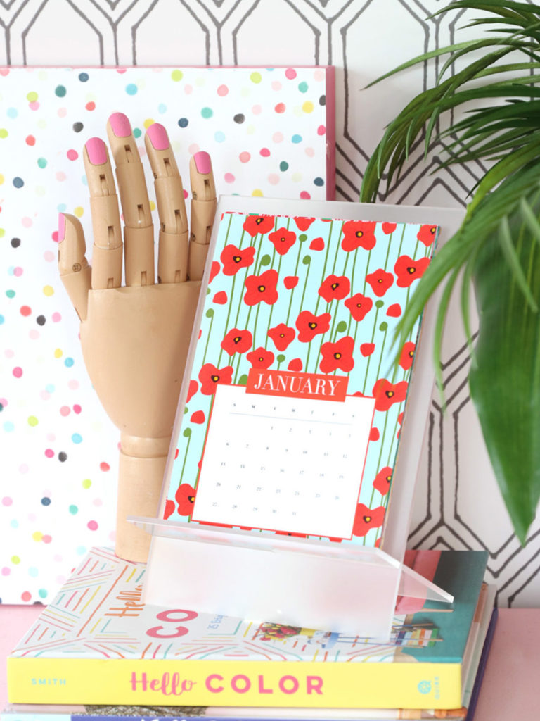 Free Printable Coloring Calendar Pages - Damask Love