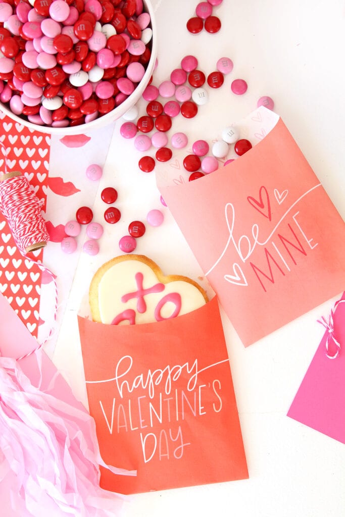 Free Printable 80's Inspired Valentine's - Damask Love