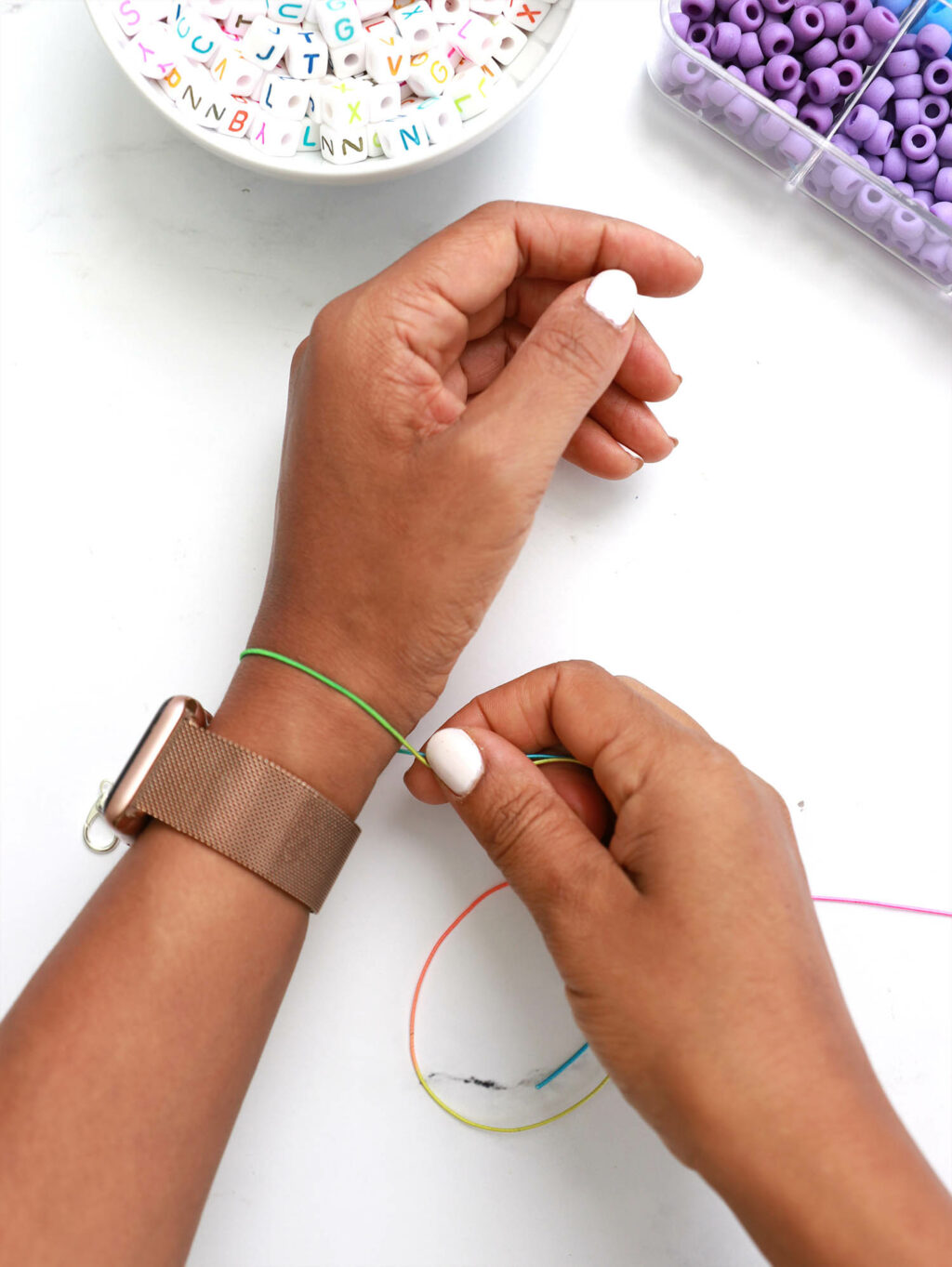 How to DIY Elastic Bracelets for Kids