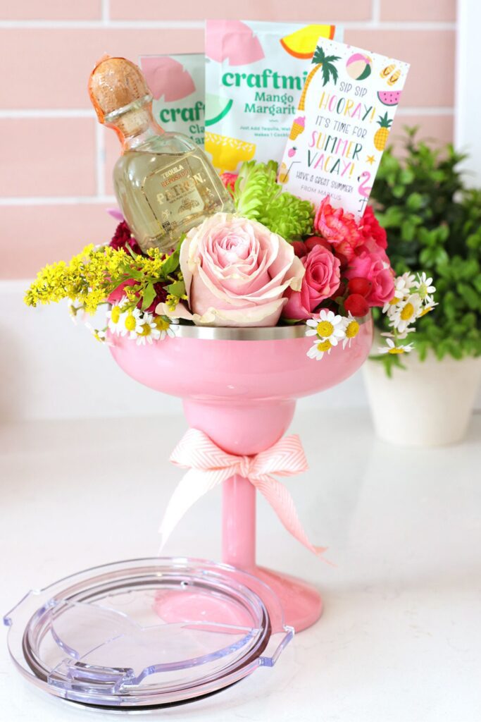 floral margarita gift