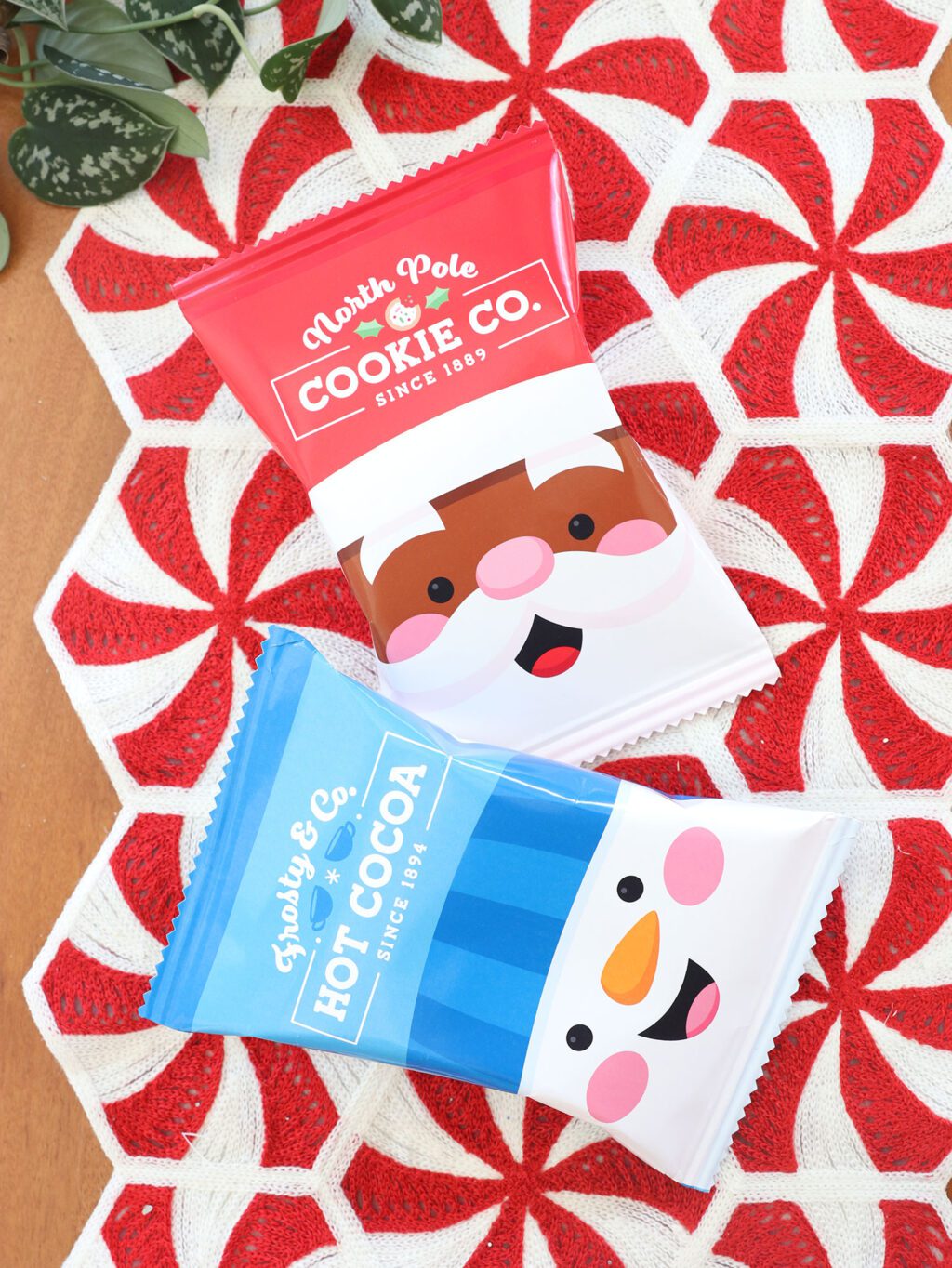 Holiday Chip Bags | Printable Template