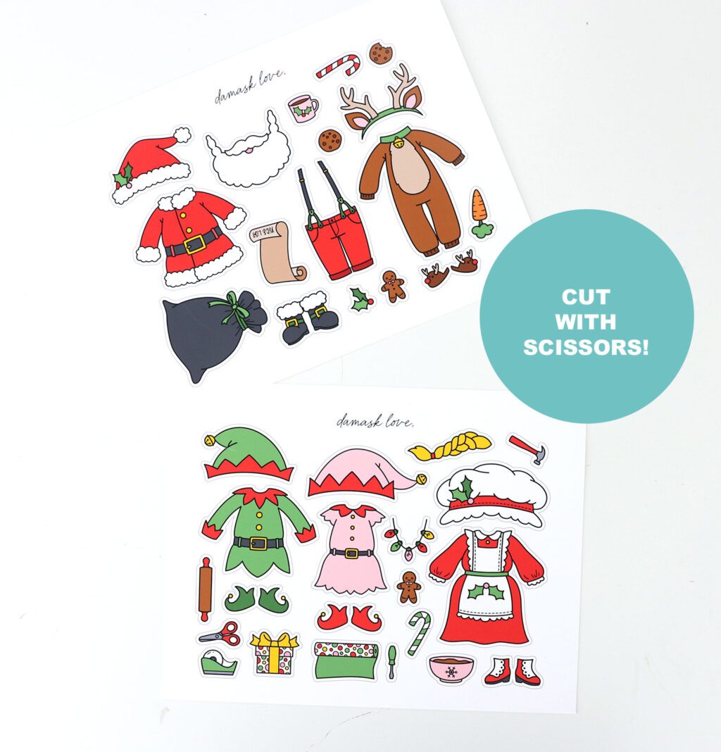 Paper Doll Christmas Costumes - Image 4