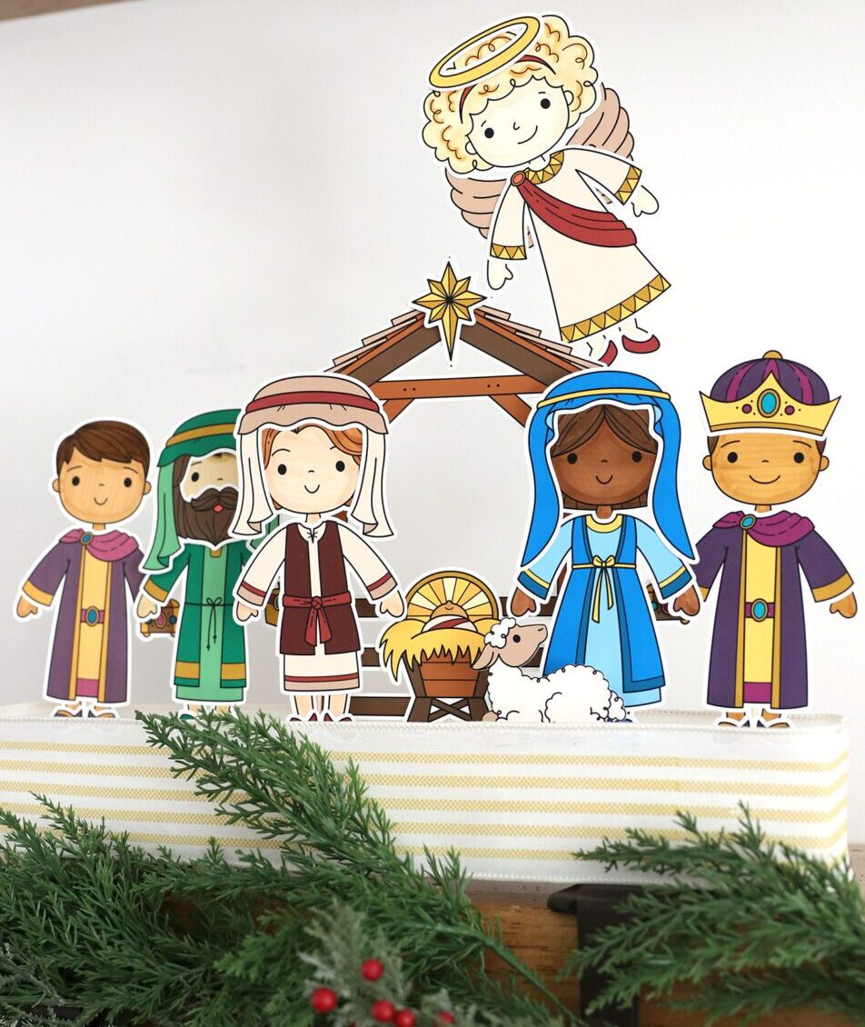 Paper Doll Nativity Costumes