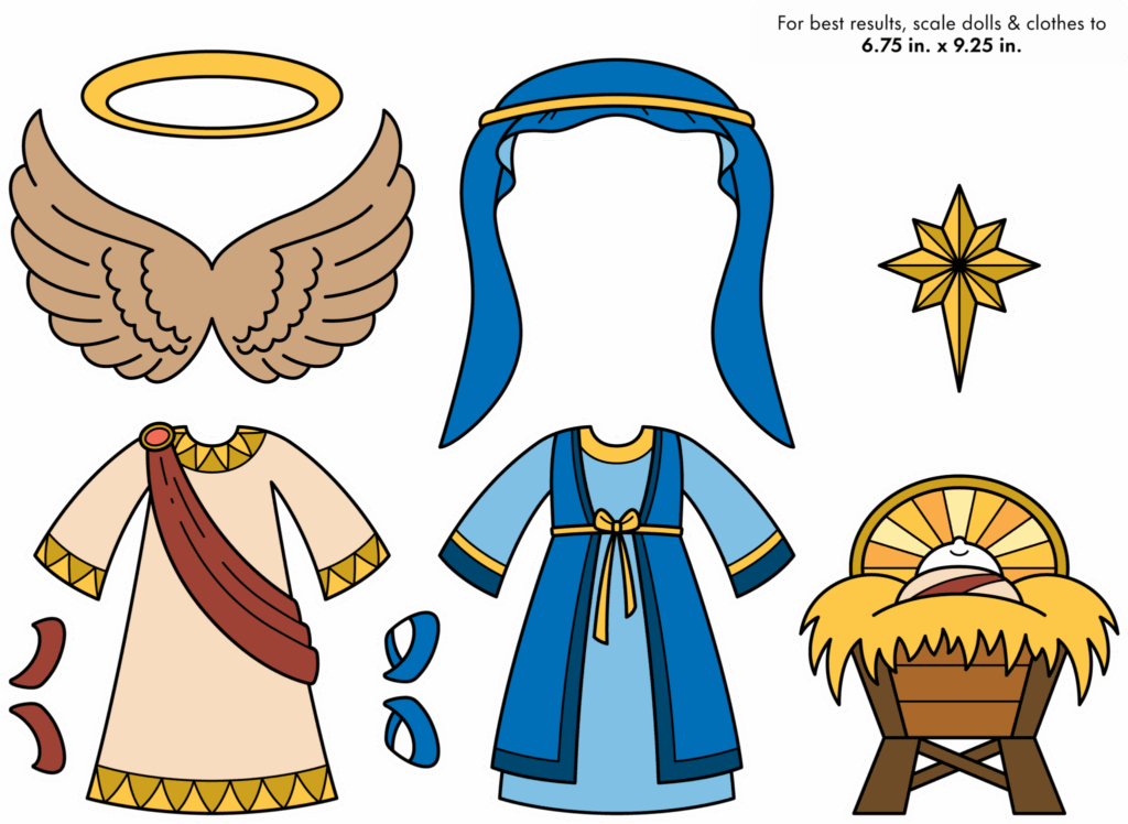 Paper Doll Nativity Costumes - Image 6